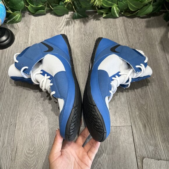 Nike Fury Men's Size 13 Wrestling Shoes MMA Combat Royal Blue AO2416-401 - Picture 9 of 9